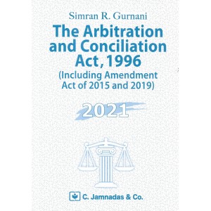 Jhabvala Notes on Law of Arbitration & Conciliation for BSL & LL.B by Simran Gurnani | C. Jamnadas & Co.